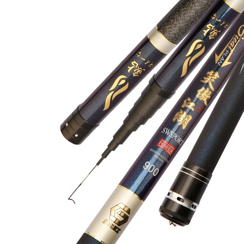 Высокоуглеродистая телескопическая удочка 8 м 15 длинный секционный ультра