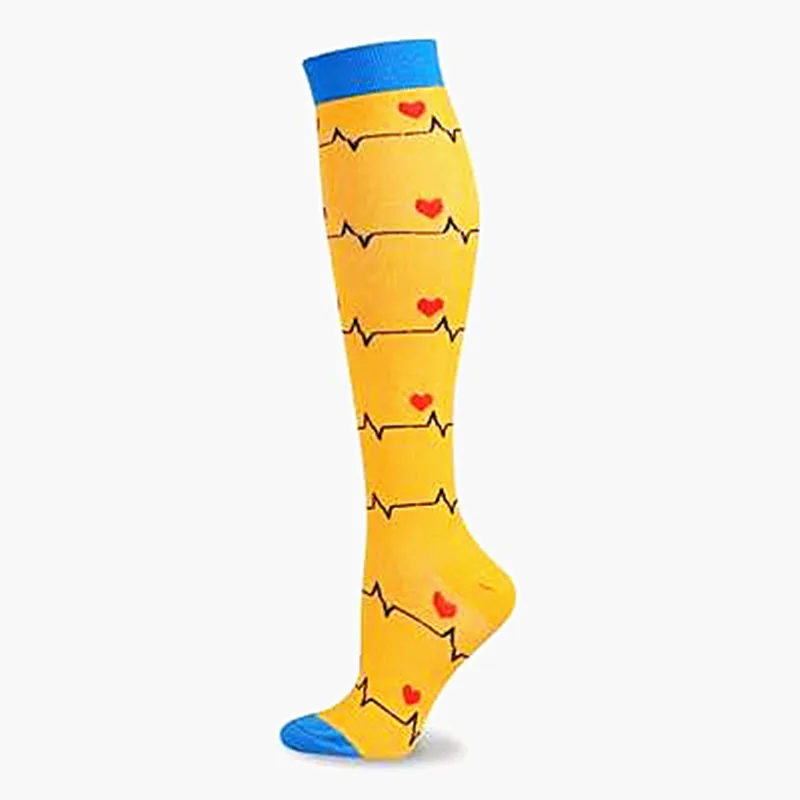 

New Compression Socks Running Women Men Medical Nursing Socks Varicose Veins Anti Fatigue Athletic Calf Compression Stockings