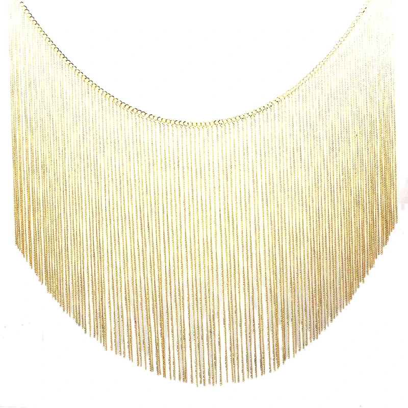 

Fashion Metal Body Chain Ladies Bikini Sexy Tassel Waist Chain Costume Accessory 23GD