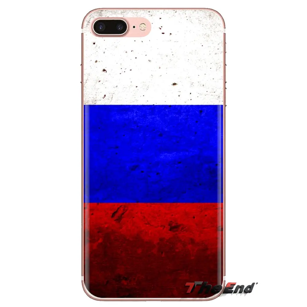 Россия обои с флагом мягкий прозрачный просвечивающийся чехол Чехлы для Samsung Galaxy