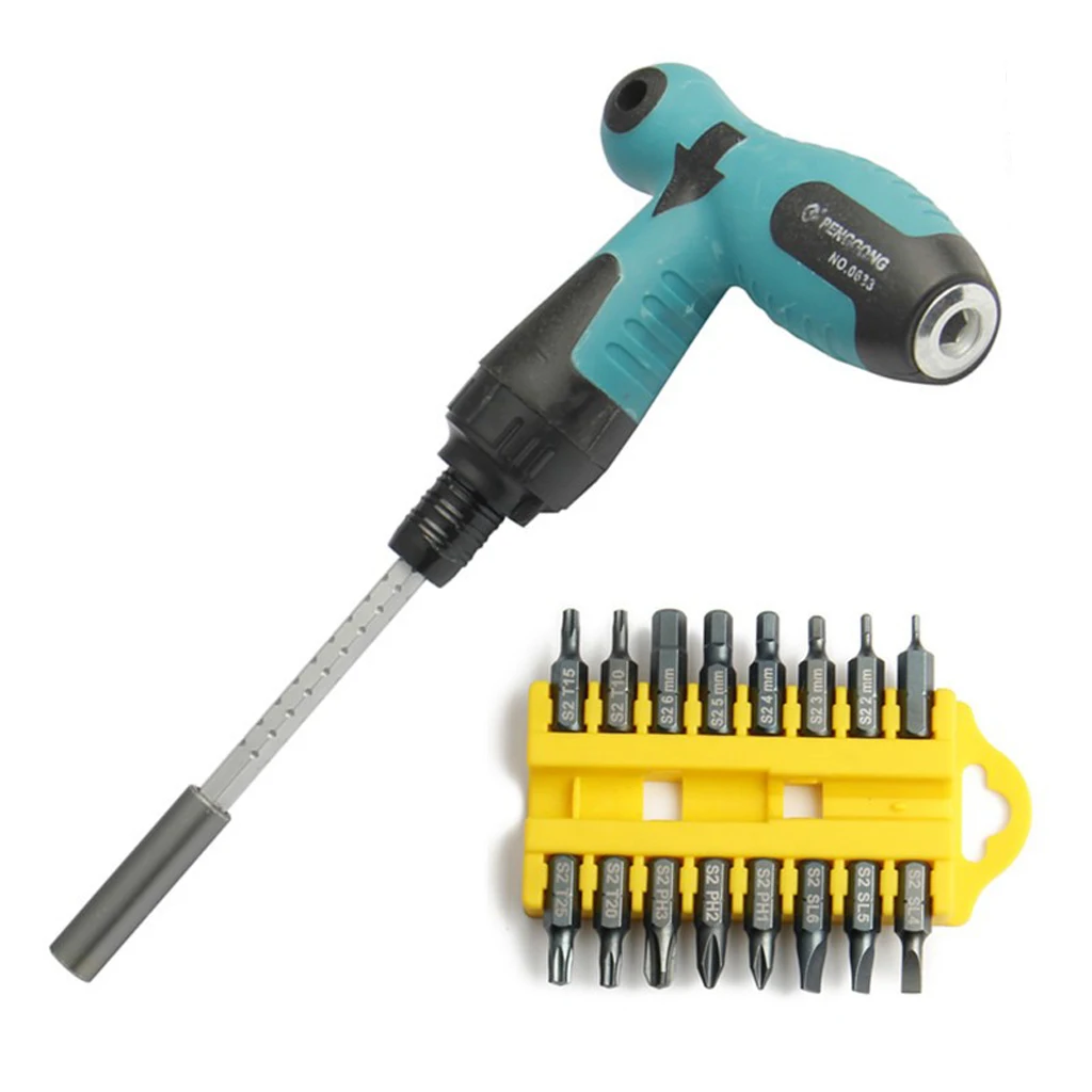 

17 Pieces Ratcheting Screwdriver Mixed Screw Driver Set Home Electrical