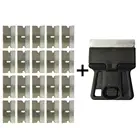 Сменный клейкий скребок для стекол E18 + 20 м, 1 шт. + 20 шт.