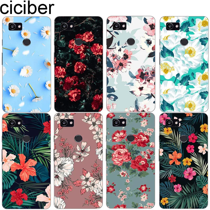 Ciciber растение розовый цветок Мягкий ТПУ чехол s для Google Pixel 3 2 XL телефона