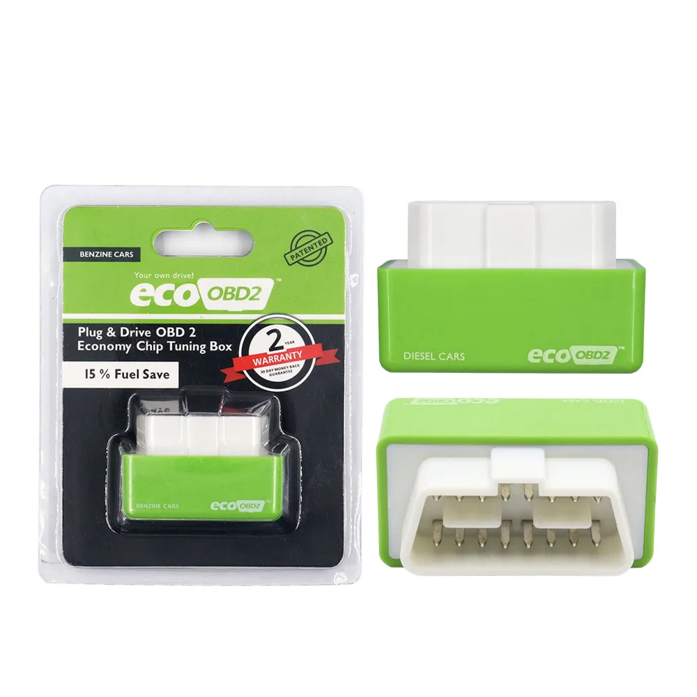 10 шт. Nitro lot OBD2 чип тюнинг коробка Автомобиля экономия топлива EcoOBD2 для Автомобили