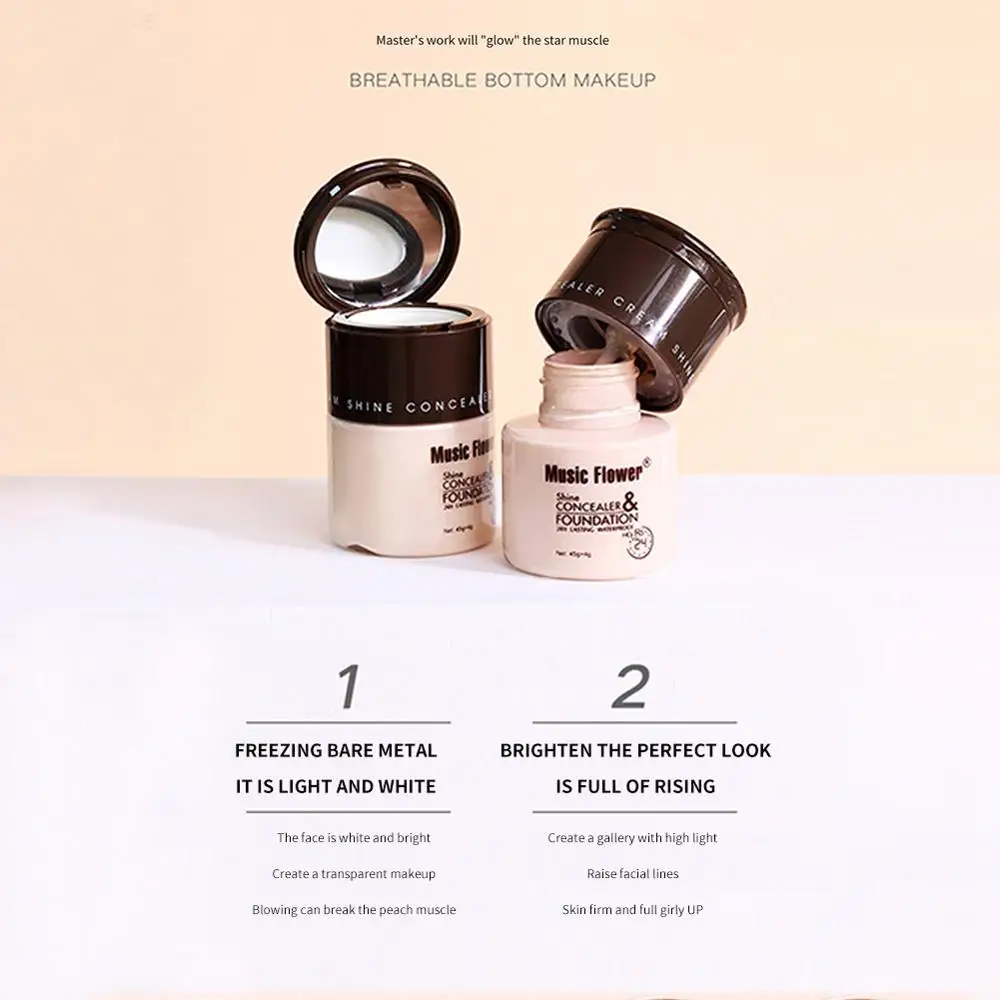 Жидкий хайлайтер 2 в 1 длительное увлажнение осветление цвета кожи основа