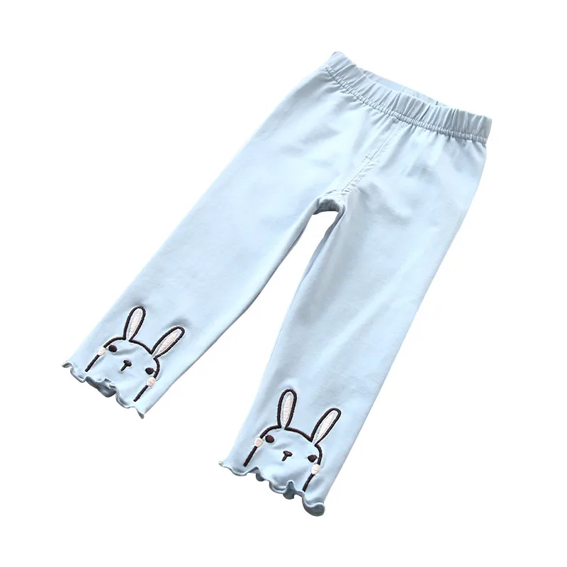 

New Baby Girls Cartoon Leggings Cotton Pants Kids Girls Pants Fashion Middle Waist Long Trousers Children's Pants