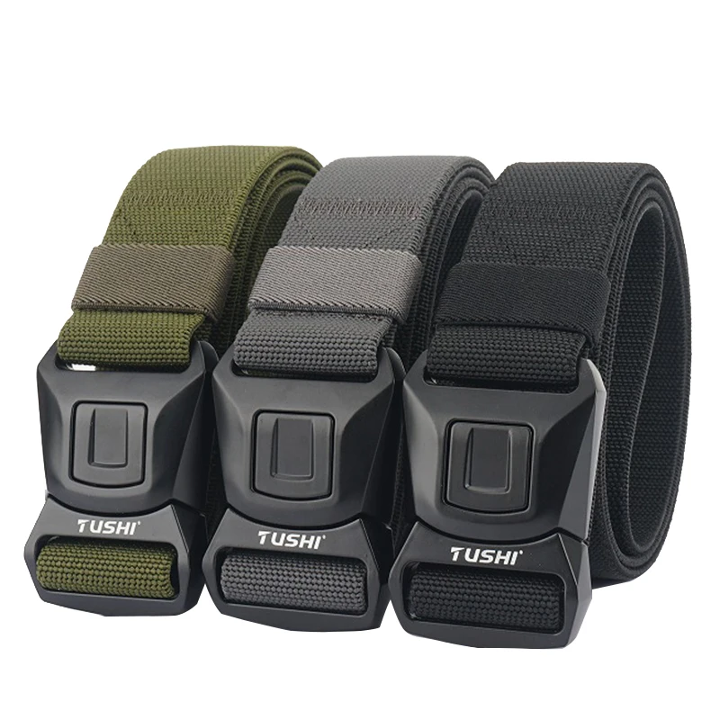 Ремень HSSEE мужской тактический металлический эластичный антикоррозийный для