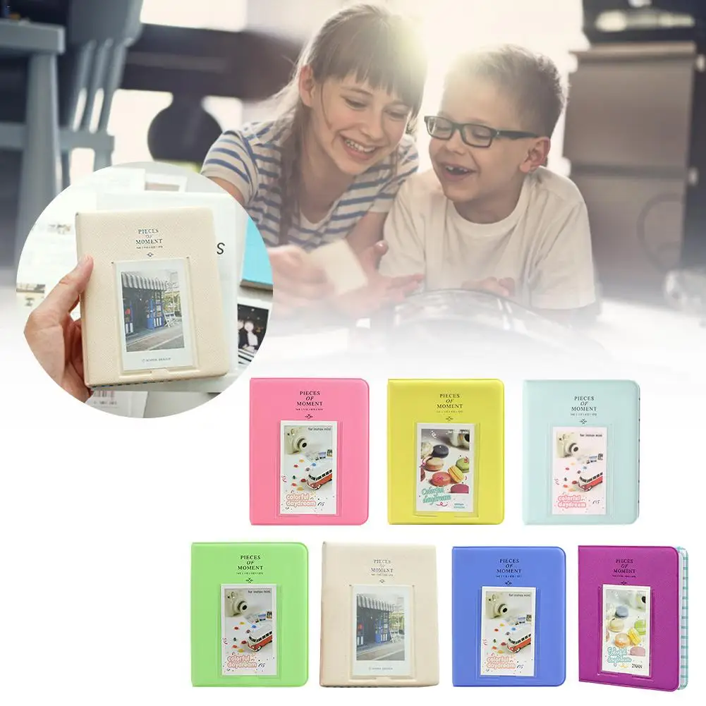 Милый хороший альбом для фотоаппарата instax чехол для хранения фото прекрасная мини-пленка Размер 64 Карманы Мода для мини-пленки 7s 8 9 instax мини-альбом