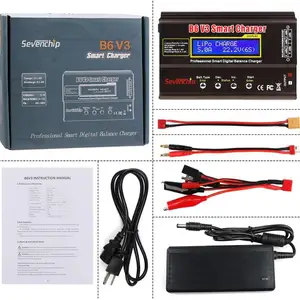erilles imax b6 v3 80w 6a battery charger lipo nimh li ion ni cd rc charger lipro balance charger discharger 15v 6a adapter free global shipping
