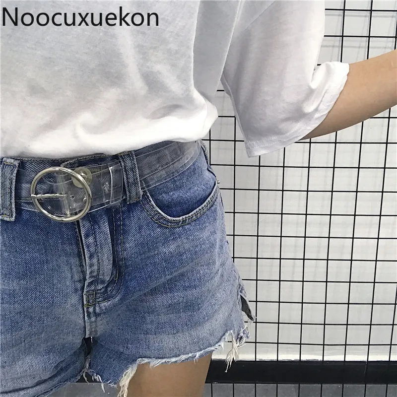 Женский ремень из смолы прозрачный длинный регулируемый пояс для платья с