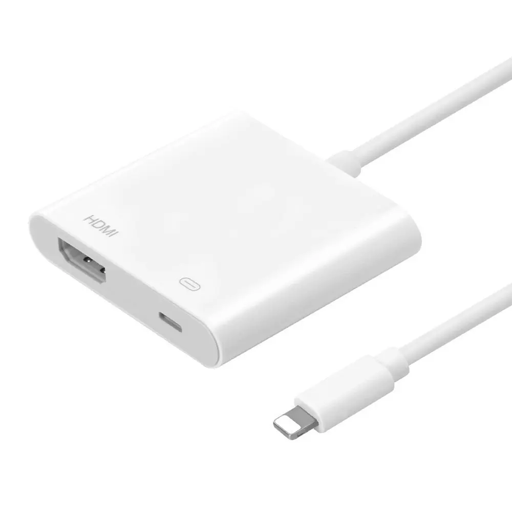 DUOREM освещение AV HDMI/HD ТВ цифровой кабель адаптер для iphone 5 5S 6 6s 7 7 plus