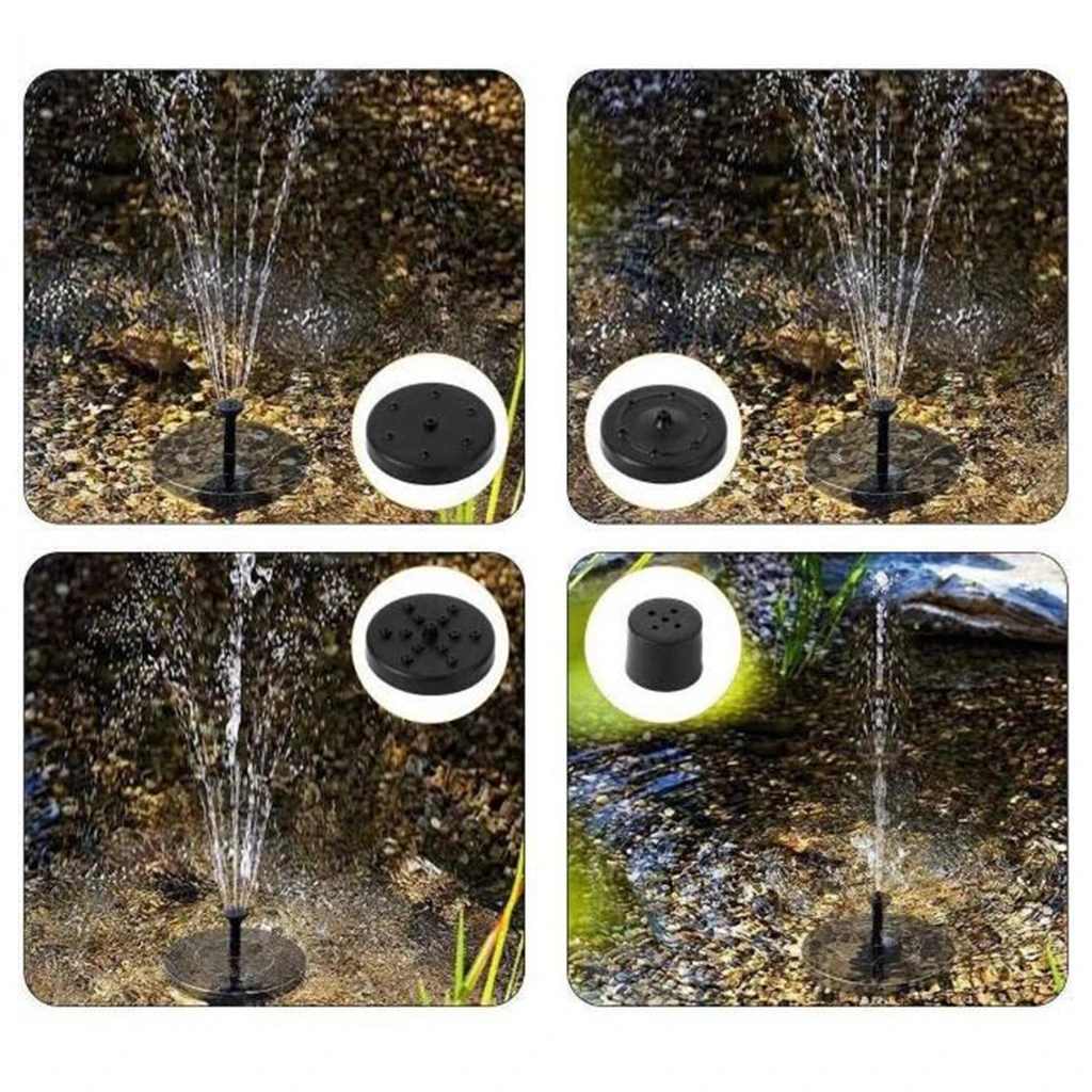 

LED Solar Fountain Pump Mini Solar Powered Bird Bath Fountain Pump Water Pump