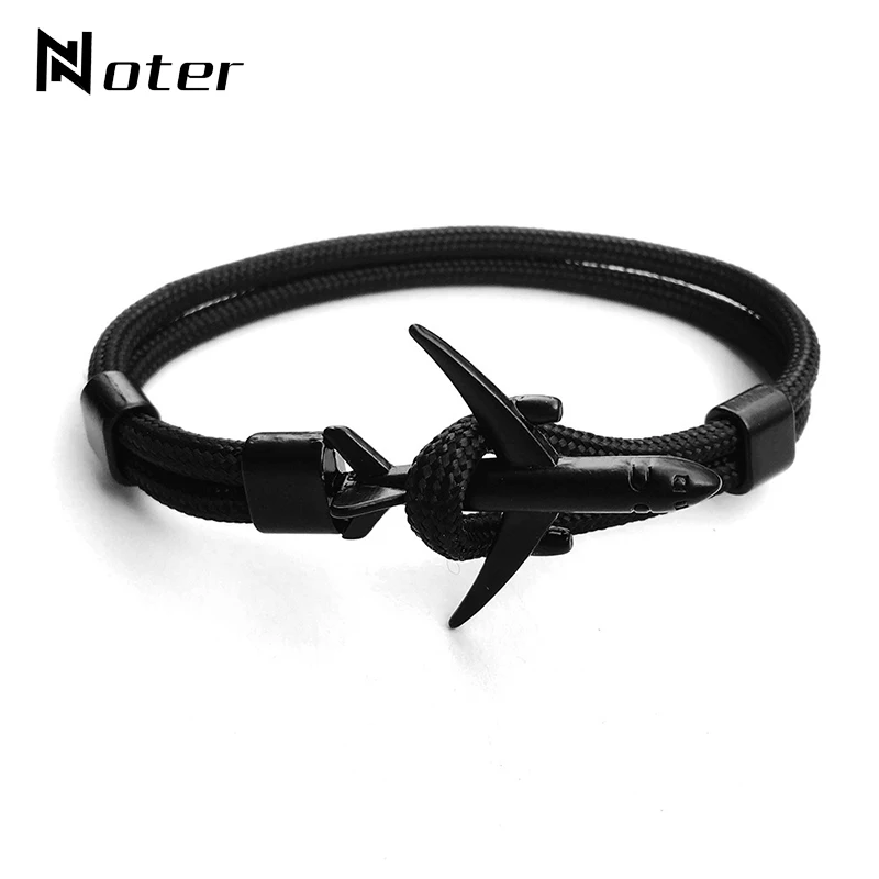 Трендовый Плетеный зонтик веревка браслеты для мужчин Креативный дизайн