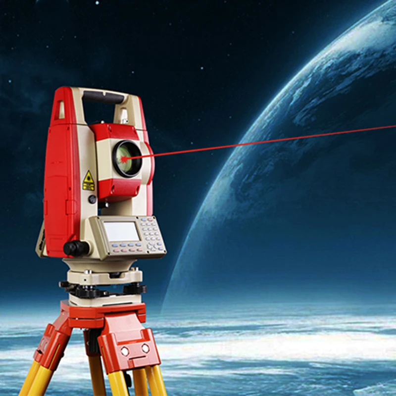 Новый KTS-442R10LCN 1000 м non-призма отражатель тахеометр с подключенным накопителем |