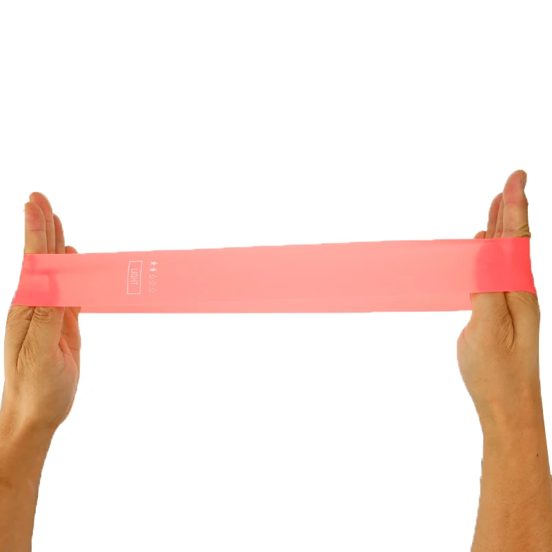 Резиновая лента 5 уровней сопротивления для тренировок фитнеса пилатеса йоги