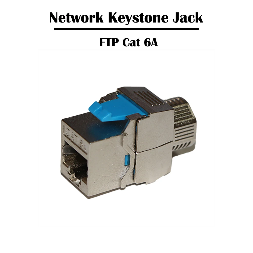 1/2 шт. Высокое Качество FTP Cat 6A Keystone Jack RJ 45 порт Fluke пройдено сетевой Ethernet для