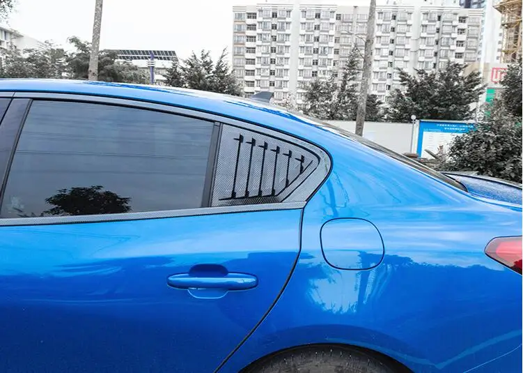 Для FORD Focus 2019 2020 Седан ABS затемнения для задних дверей и окон жалюзи рама оконный