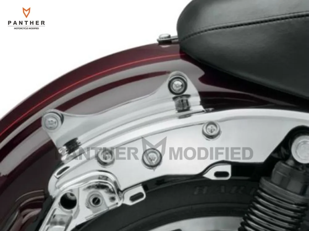 1 пара комплект из 4-х точечных хромовых деталей для мотоцикла чехол Harley Road King FLHR