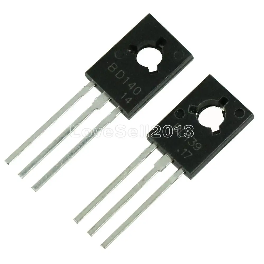

10pcs/lot BD139 BD140 ( 5pcs BD139 + 5PCS BD140 ) TO-126 original In Stock NEW