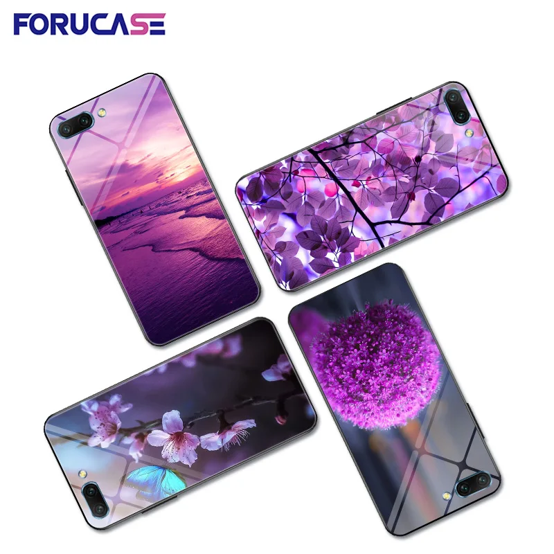 Фиолетового цвета с цветочным рисунком) для чехол huawei Honor 20S 9X10 10i 9 Lite 20 Pro 7C 7A 8C 8X 8A 8S