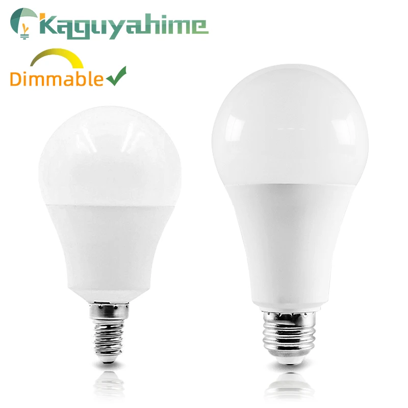 Kaguyahime затемнения светодиодный лампа E27 E14 220V светильник Смарт лампочки IC 3 Вт, 5 Вт, 6 Вт, 9 Вт, 12 Вт, 15 Вт, 20 Вт, лампада Bombilla Lampara ампулы светодиодный