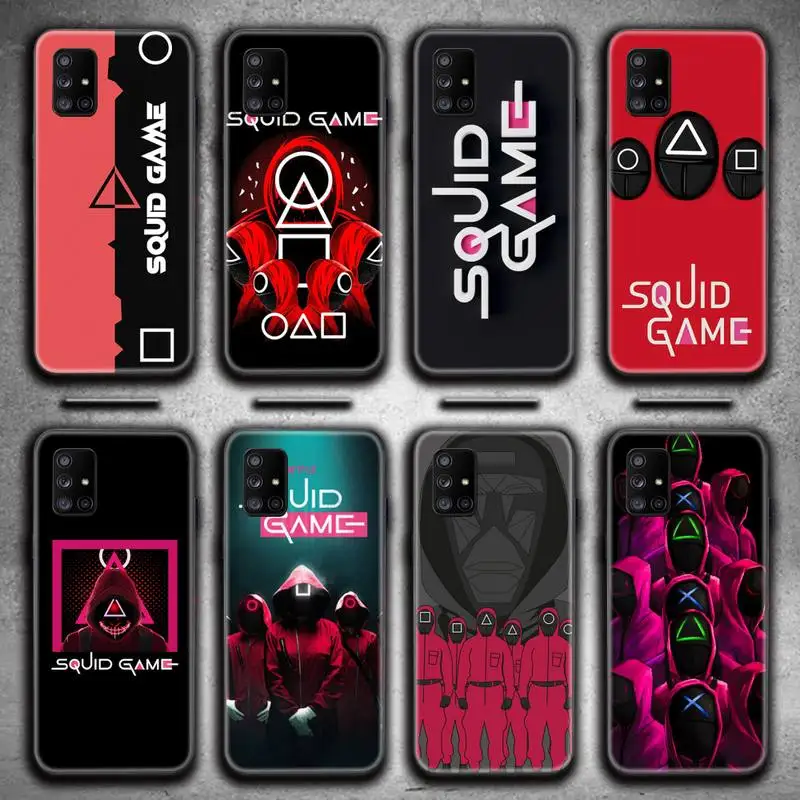 

Squid Game 456 horror tv series Phone Case For Samsung Galaxy A52 A21S A02S A12 A31 A81 A10 A30 A32 A50 A80 A71 A51 5G