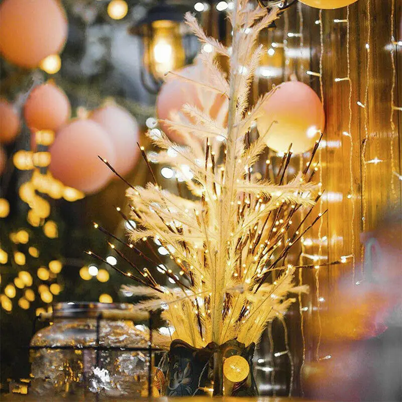 20 светодиодный запасами ивовых деревьев ветка светильник украшения для