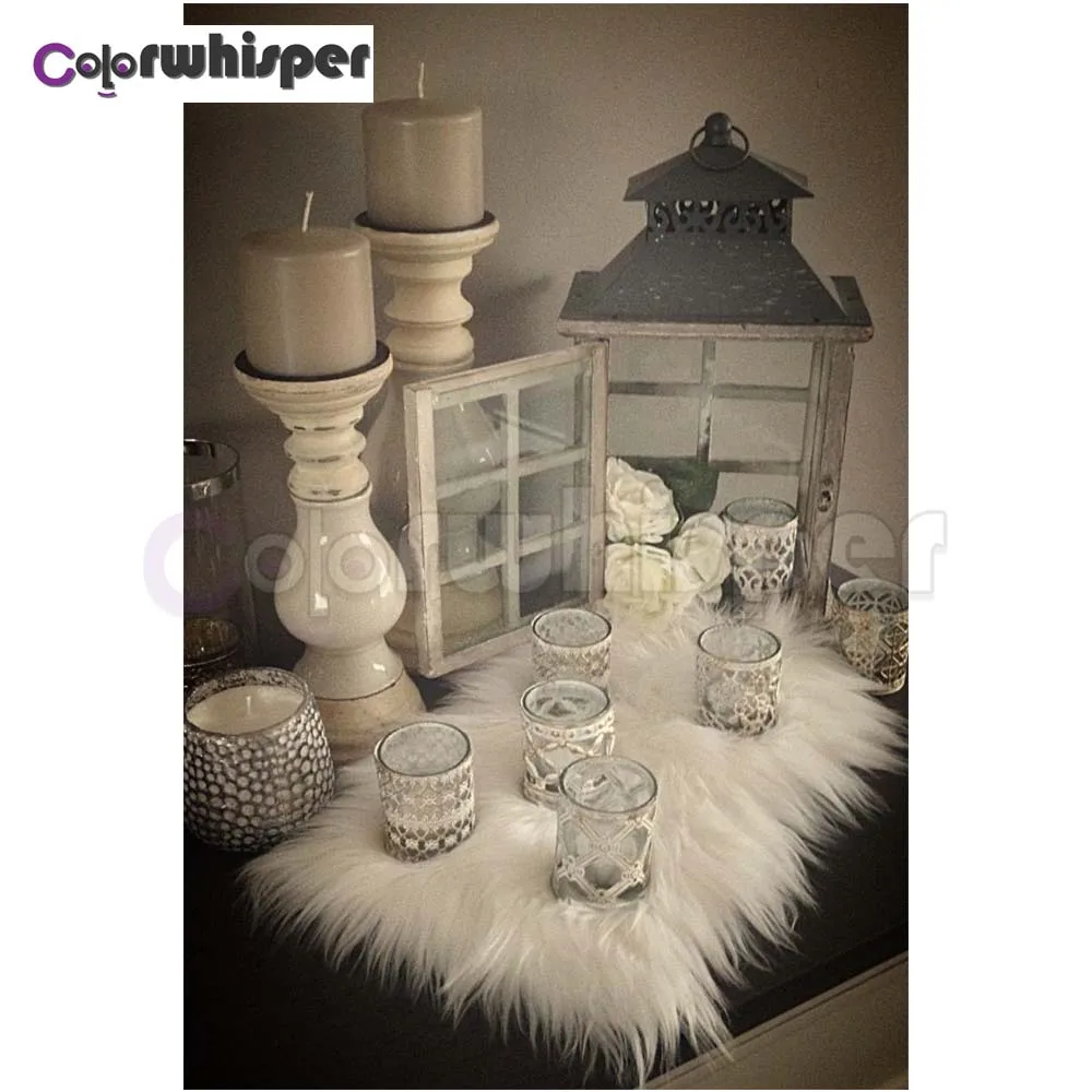 Алмазная живопись полноразмерная/круглая картина с свечой 5D алмазная вышивка