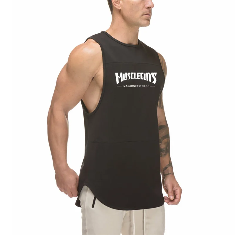 

Men Tank Top Sportswear Undershirt Workout Mesh Fitness Singlets Sleeveless Vest Muscle Shirt Gym Stringer Clothing Bodybuilding