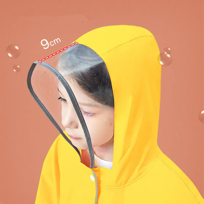 Непромокаемый детский плащ-пончо 110-165 см | Дом и сад