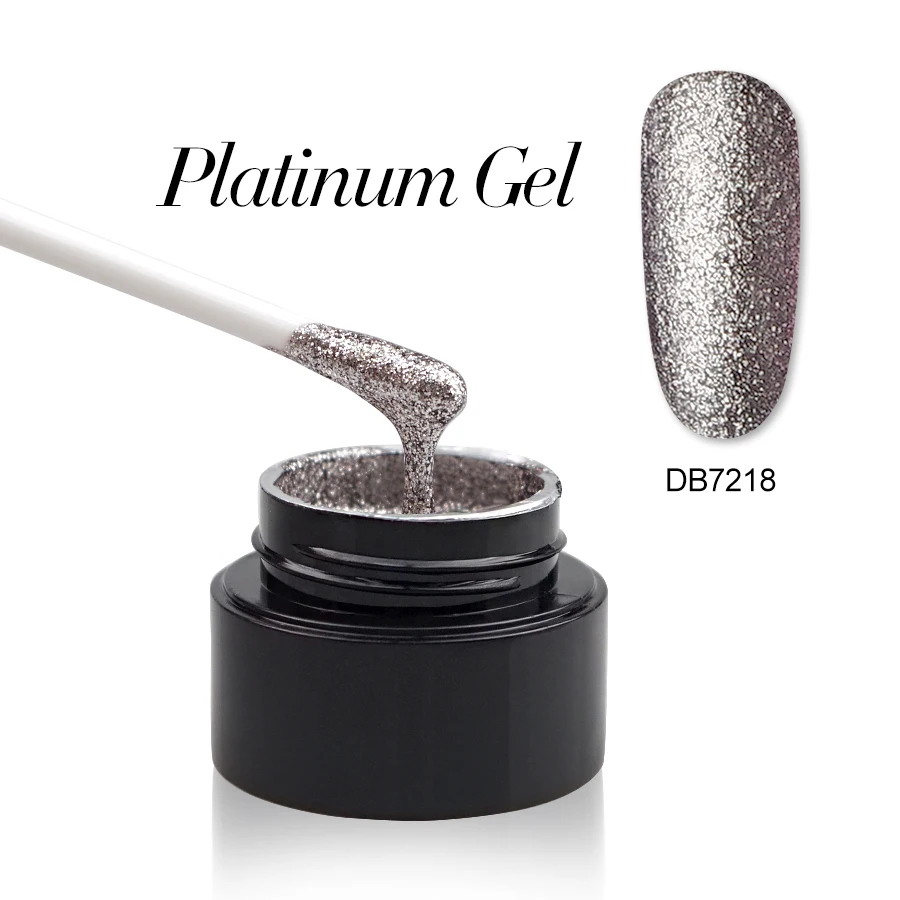 Merrly Factory Платиновый Лак 5 мл лаки для маникюра блестящий гель Блестящий Золотой