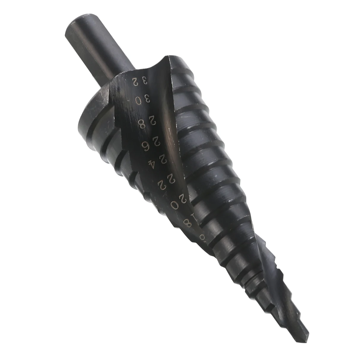 

New 4-32mm Black HSS Spiral Drill Titanium Step Spiral Grooved Drill Triangle Round Shank Durable Power Wood Metal Drill Bits