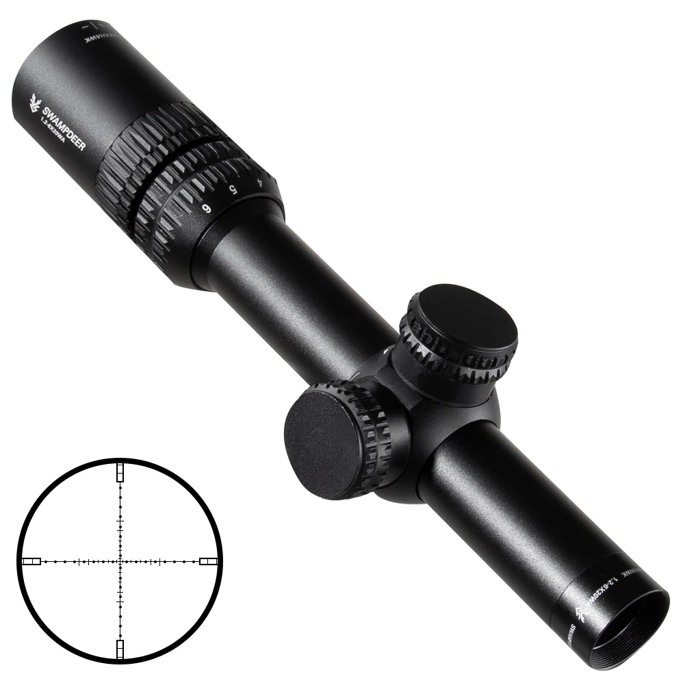 Тактический оптический прицел для винтовки SWAMP DEER 1 2-6X20 охотничьей | Спорт и