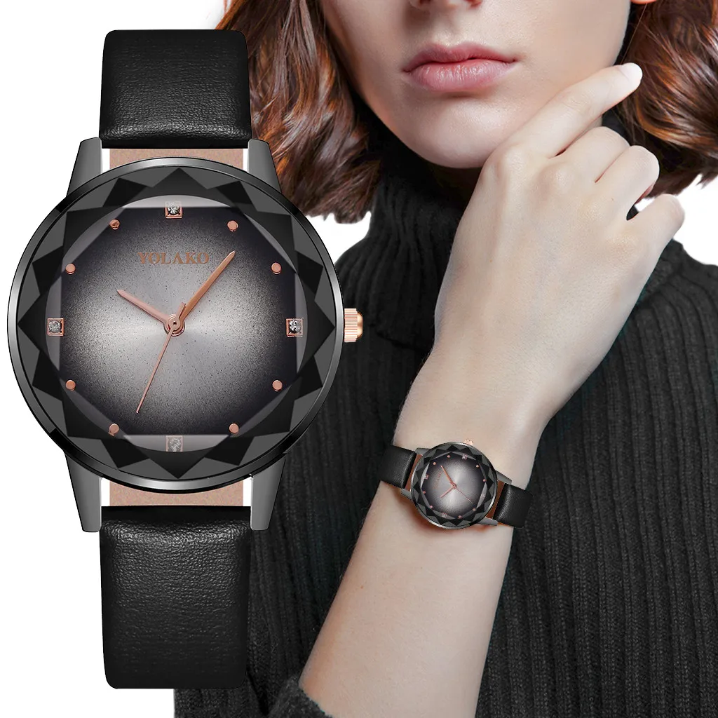 

2020 Trendy Women's Fashion High Quality Creative Leather Belt Watch Quartz Alloy Buckle Wrist Watches женские наручные часы XQ