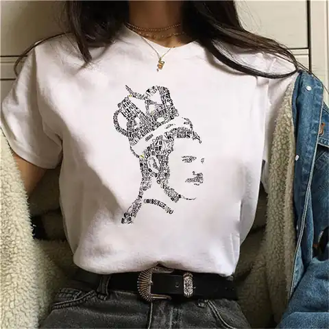 Топ 90-х Graphic в стиле рок, женские футболки, женская футболка с изображением Фредди Меркьюри и королевской группы, Женская Винтажная футболка ...