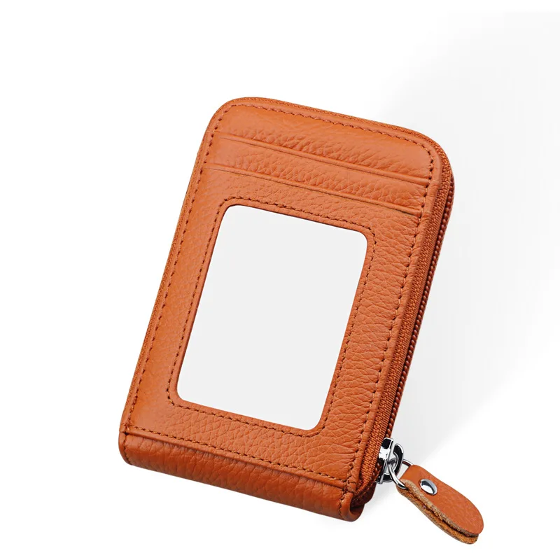 Держатель для кредитных карт из натуральной кожи унисекс Обложка удостоверения