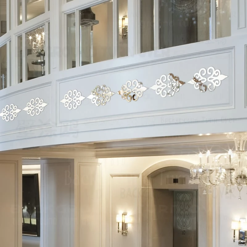 Мягкая наклейка на зеркало s украшение комнаты ванная комната длинная Настенная