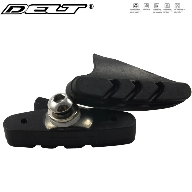 

1/4/10 Pair Bicycle Side Pull Brake C Calipers Rim Brake Shoes Clip Black Fixed Gear MTB Mountain Road Cycling Bike Accessories