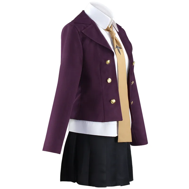 Костюмы для косплея аниме Danganronpa V2 Kirigiri Kyouko женское платье униформа JK костюм на