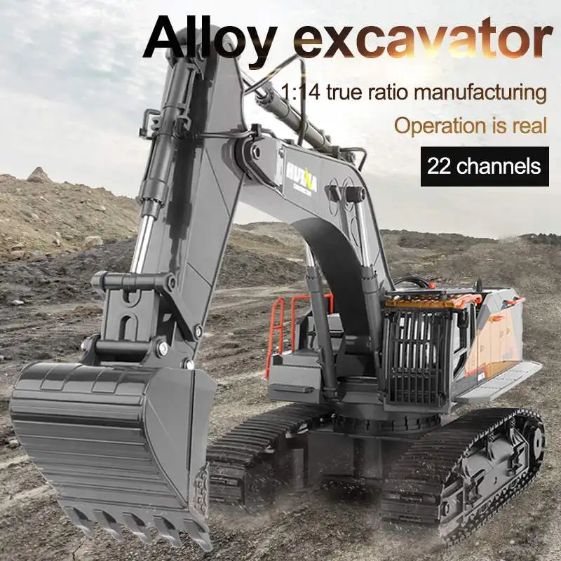 huina 1592 114 экскаватор из сплава на р