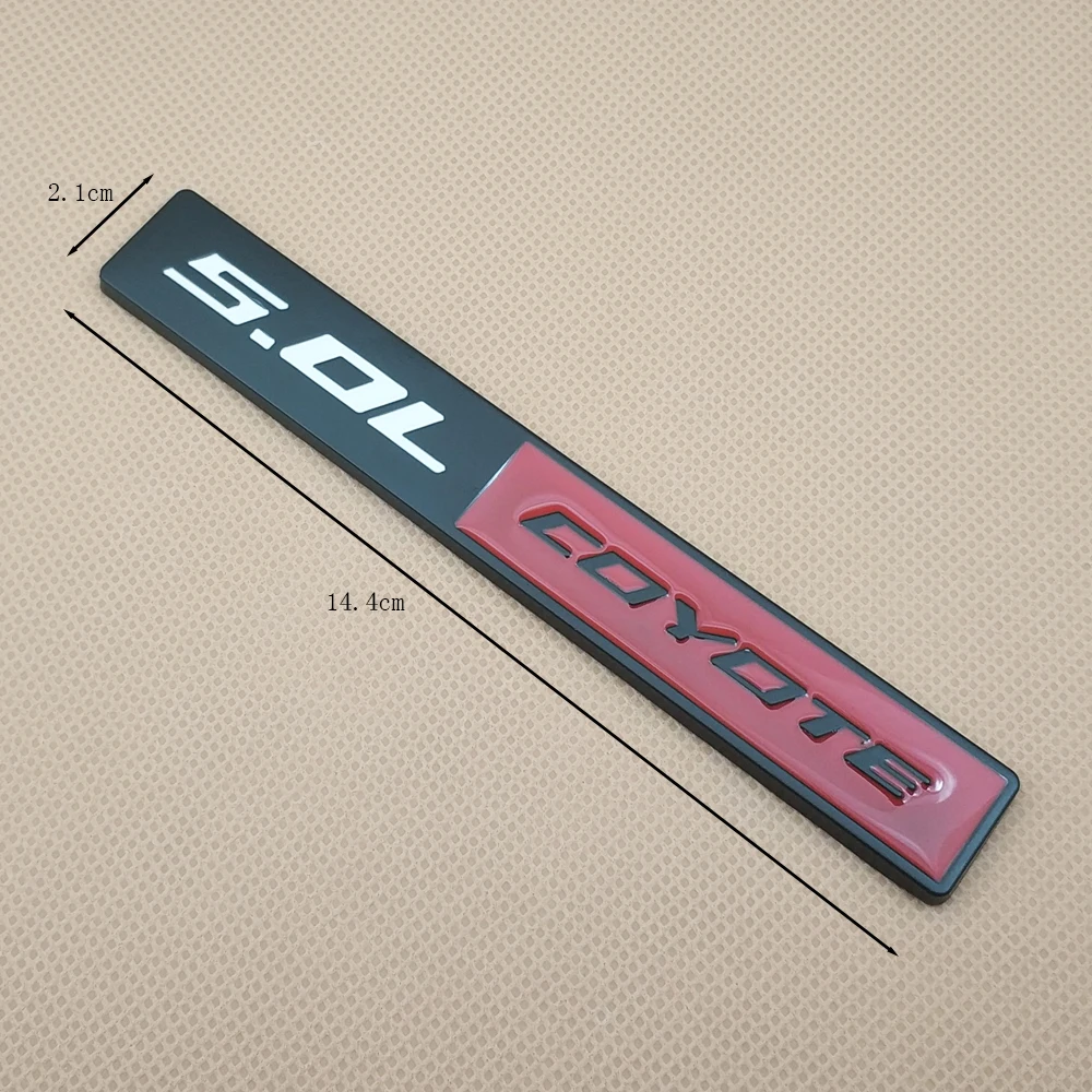 10 штук металлических знаков автомобиля 5.0L Койот авто налепница стороны крыла V8 задний знак декор для Мустанга.