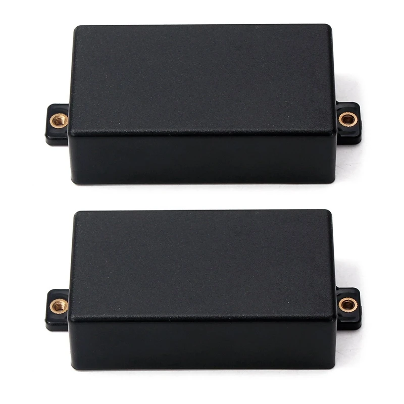 

2 шт. пластиковая Герметичная крышка для звукоснимателя хамбакера, подходит для гитарных деталей SQ ST (черный)