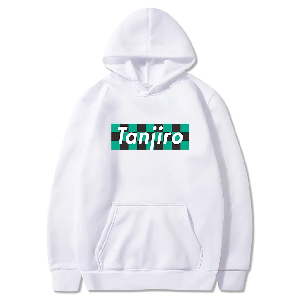 2020 популярный модный пуловер с аниме рассекающим демонов Свитшот Tanjiro костюм толстовки большого размера