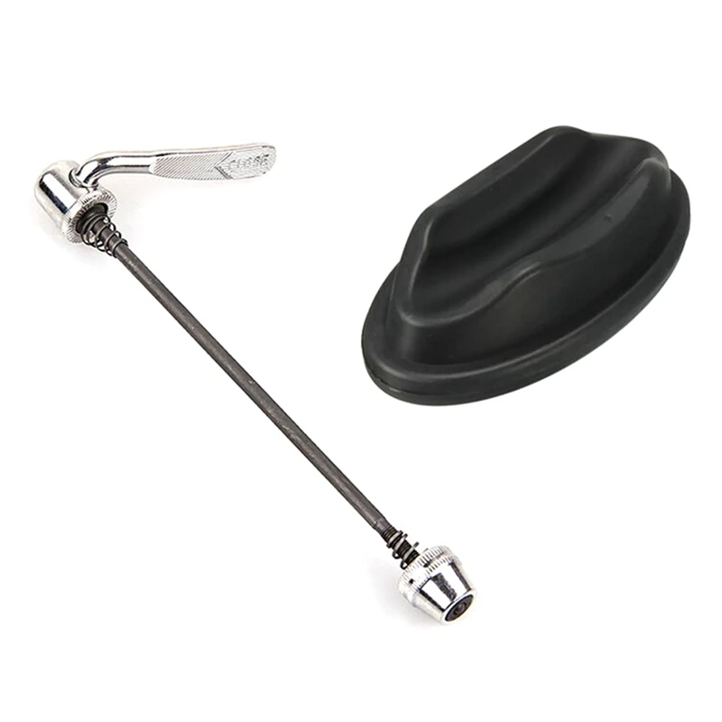 

Bike Front Wheel Riser Block and Quick Release Rear Wheel Skewer for Indoor Bike Trainerndoor Bicycle Training Trainers