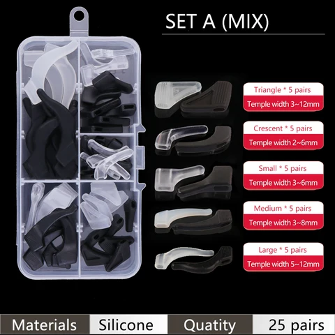 Цвет _ MAX держатель для уха крючки Противоскользящий держатель силиконовые очки набор для очков аксессуары для очков