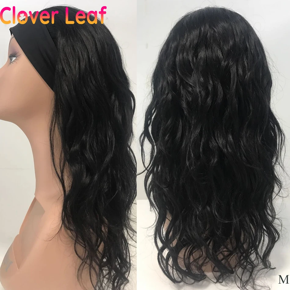 

Парик с натуральными волнами в виде листьев клевера, 150% Реми, бразильский головной платок, парик из натуральных волос