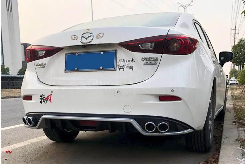Задний спойлер для Mazda 3 Axela 2017 2019 задний переднего бампера|Обвесы| |