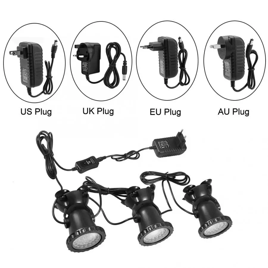 Аквариумный светильник 100-240 В для аквариума светодиодное водонепроницаемое