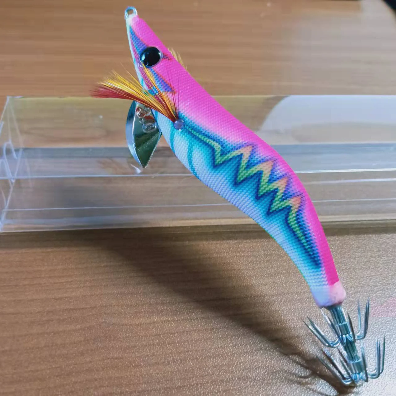 

2Pcs Squid Bait Hook Luminous Octopus Bait Devilfish Bait 19g 3.0