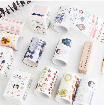 1 шт./лот Васи Маскировочные ленты девушка летний фестиваль декоративный Клей